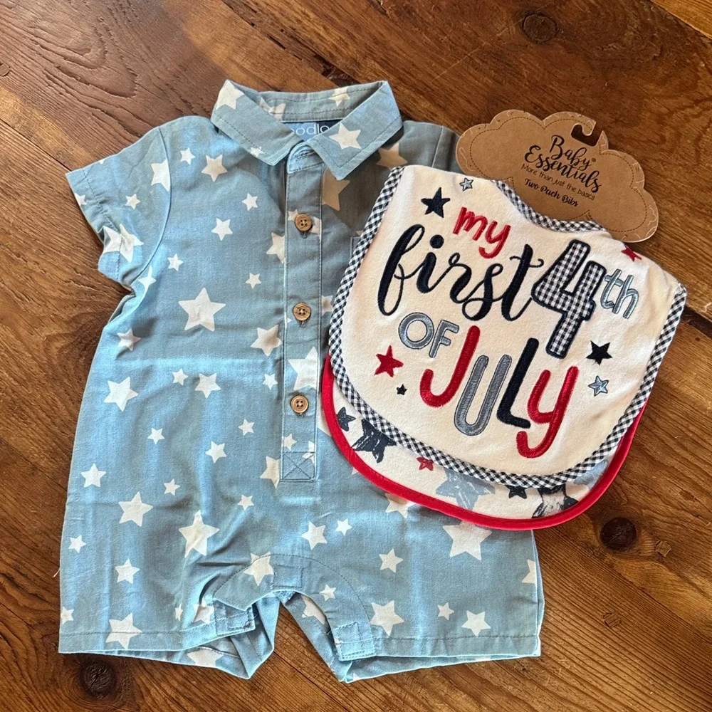 Baby Essentials Red, Navy & White 